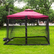 2021 Nuovo Ombrellone Zanzariera Ombrellone Il tuo ombrellone in un gazebo Zanzariera Parasole da esterno Prato da giardino g Ombrellone Copertura parasole (Colore: Bianco, Dimensioni: Roma 300x300x23
