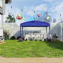 Tenda Gazebo 3 x 3 m, Anti-UV, Tenda Pop-up Impermeabile con tettoia con Borsa per Il Trasporto, Portatile per Eventi Commerciali di Feste all'aperto in Giardino