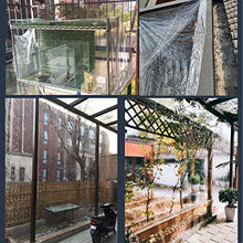 GHHZZQ Giardino Copertura Impermeabile Telone Copertura A Prova di Vento Antipioggia for Giardino Balcone Campeggio (Colore: Trasparente) (Color : Clear, Size : 1.6x3m)