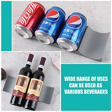 Portabottiglie per Vino in Stile Europeo, 2 Pezzi Portabottiglie in Plastica, Organizzatore di Portabottiglie per Cucina, Frigorifero, Ristorante, Bar, Vino, Bevande (Grigio)
