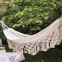 Cotone All'Aperto Camping Hammock Sedia Swing Stick Stick Per Interni Esterni Esterno Cinturini Per Viaggi Beach Beach Back Carrying Bag