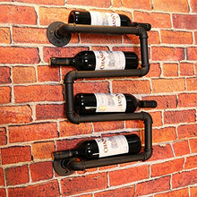ZfgG Cremagliera creativa industriale del vino della metropolitana, scaffale del vino dello scaffale di Antivari dello scaffale di esposizione della parete, retro decorazione decorativa della parete