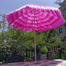 Ombrellone di Simulazione All'aperto, Ombrellone di Paglia di Simulazione, Ombrellone di Simulazione del Colore, Ombrellone da Giardino con Dispositivo di Inclinazione, Ombrellone Hawaiano