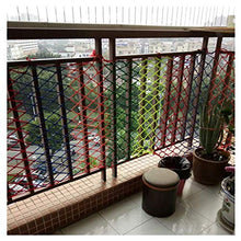 Rete di sicurezza per bambini Rete da arrampicata, Ringhiera per balcone Recinzione di protezione per scale, Rete di sicurezza colorata, Per ringhiere per interni Scale Parco giochi Patio esterno