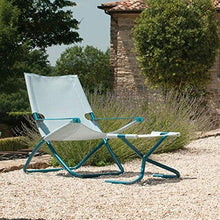 Emu Snooze Poggapiedi Pieghevole Art. 204 Telaio colore Bianco Mat Codice 23 Telo Citronella 300/77