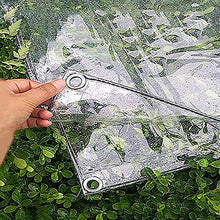 WXQIANG - Telone trasparente impermeabile con occhielli, tenda a prova di strappo, protezione solare da giardino, isolamento termico, dimensioni: 1 x 1 m