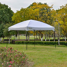 Outsunny Gazebo Pieghevole 3x3m da Giardino o da Esterno con Borsa da Viaggio in Acciaio e Tessuto Oxford Bianco