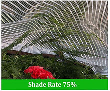 CXF Rete ombreggiante, Ombra reticolato Sunblock Ombra Panno for Giardino pianta del Fiore Serra, Il 75% di ombreggiatura Tasso, HDPE Materiale, traspirabilità (Size : 2×7m)
