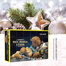 AOXING Confezione Regalo Rocks Storage, fornisce Giocattoli educativi di Alta qualità per Bambini, Regali Adatti per Bambini 24 Piccole finestre a Sorpresa Sono in Attesa di Essere Aperte