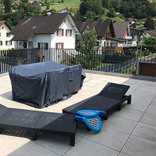 Copertura della Mobilia da Giardino 200 x 160 x 70 cm, GreenEur Copertura Impermeabile Giardino Telo Antipolvere per Arredo Esterno, Copertura Tavolo da Giardino, in PVC, per Divano,Tavolo, Sedie