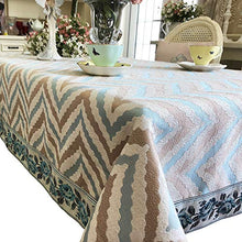 Jacquard Rettangolo Tovaglia Striscia Tovaglia Protettore, Tovaglie Resistenti Alle Macchie E Lavabili Per La Cucina Domestica E La Cena Di Festa Banchetto Decorazione Ristorante