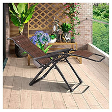 Sywlwxkq Sedie Zero Gravity, Sedie Pieghevoli reclinabili, Sedia in Vimini, Sedie a Sdraio, Sedie a Sdraio, Lettino Prendisole, Super Larghezza 52 CM, Giardino Patio sulla Spiaggia Campeggi