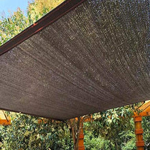 WXQIANG - Telo per ombreggiatura, HDPE, anti-UV, protezione solare, per esterni, giardino, auto, 2020, versione aggiornata, protezione solare, isolamento termico, (colore : nero, dimensioni: 2 x 8 m)