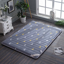 LXSHMF Compert Tatami Materasso Futon,Spesso Pavimento Materassino,Giapponese Futon Materasso Pad Portatile Tatami Mat,Trapuntato Materasso Topper per Dormitorio per Studenti K 90x200cm(35x79inch)