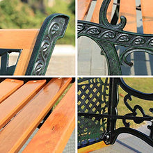 LXLH Panca da Giardino Sgabello da Giardino Panchina da terrazza Parco da Giardino Tavolo per Il Tempo Libero Gruppo di sedie, con Barre di Schienale posti a Sedere in Metallo per Esterni, cortil