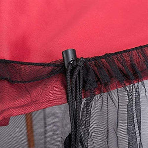 Schermo Copertura dell'ombrello Zanzariera Schermo all'aperto Ombrello Esterno Giardino Ombrellone Tavolo Ombrellone zanzariera for Il Giardino Esterno di Campeggio 300 * 230 Centimetri ZDWN