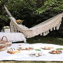 Cotone All'Aperto Camping Hammock Sedia Swing Stick Stick Per Interni Esterni Esterno Cinturini Per Viaggi Beach Beach Back Carrying Bag