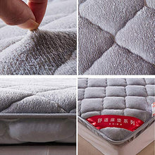 Materassi Futon, 100% Cotone Antibatterico Materasso Topper Coprimaterasso Lenzuolo Trapuntato Queen King Twin Coprimaterassi Completi,Camel,150 * 200cm/59 * 79inch