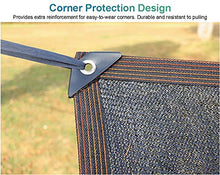 WXQIANG Ombra di copertura Sun Sail for esterna del giardino Patio Yard partito, tendalino parasole a baldacchino con il 90% UV Block, rettangolo nero con occhielli Protezione solare, isolamento termi