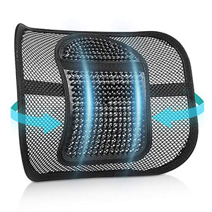 RenFox Supporto Lombare, Cuscino Lombare Supporto Schienale Ergonomico Cuscino per Sedia Ufficio Auto Divano Sedie, Riduce Il Dolore alla Schiena e del Coccige, Regolabili