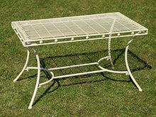 Tavolo da Giardino Nostalgia Avorio Tavolo in Ferro Bianco tavolino da Salotto