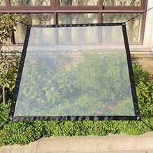 DPLLM Telone Telo Copertura Antipioggia, Trasparente Occhiello in Metallo Tenda da Sole Isolante, Antipolvere, Antipioggia, Antipolvere Copertura for Isolamento Vegetale Film Morbido