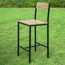 SoBuy Set Tavolo e sedie da Bar,Penisola Cucina Mobile, Altezza: 100 cm, OGT16-N