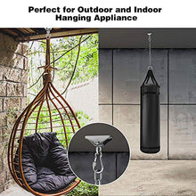 Meeqiao Gancio da Soffitto, Ganci Altalena, con Una capacità di 450 kg, Gancio Soffitto per Poltrona Sospesa,Sacco da Boxe,Yoga,180 Gradi Amaca,Supporto da Soffitto,Gancio di Fissaggio