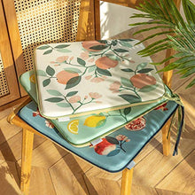 WCY Memory Foam Fruit Chair Cuscino Cuscino, Traspirante Tavolo da Pranzo Sedia Pads Pastorale Morbido overtuffed Home Decor per Sedile Cuscino-Rosa 42x44cm (17x17in) yqaae