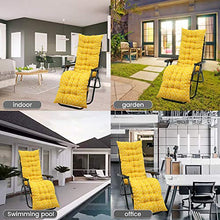 Cuscino Per Sdraio Da Giardino, Cuscini Fisso Morbido Buon Effetto, Cuscino Poltrona Paradise Con Manicotto Per Antiscivolo, Di Ricambio, Per Viaggi, Esterni, Senza Sedie 48*170cm (Lino a quadretti)