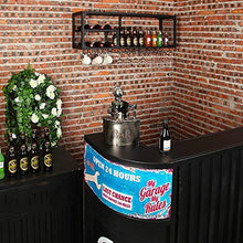 YWYW Portabottiglie da Bar Ristorante portabicchieri a Parete portabicchieri Capovolto portabottiglie Creativo a Doppio Strato (Dimensioni: 60 * 30 * 45 cm)