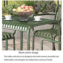 Set tavolo e sedia da balcone, combinazione di tavolo e sedia da esterno per il tempo libero, set di mobili da giardino, tavolo da pranzo e sedia da balcone, mobili da terrazza, tavolo da bistrot