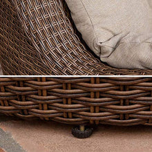 Aimir Set di Mobili da Giardino per Esterni, Set da 3 Pezzi per Conversazione in Patio in Stile Nordico Combinazione di Tavolino da caffè con Sedia in Rattan per Il Tempo Libero Semplice E Creativo