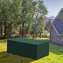 litulituhallo - Copertura per mobili da giardino, impermeabile, in tessuto Oxford, rettangolare, 90 x 90 x 40 cm, colore: Verde