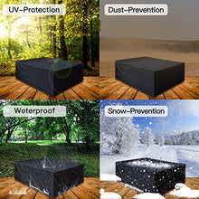Dellcciu Custodia Protettiva Custodia Protettiva Copri Copertura per mobili da Giardino e Rivestimento per sedili rettangolari (200 * 160 * 70)