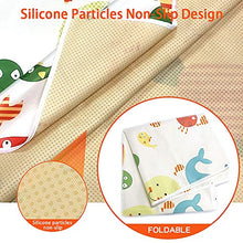 Plartree Tappetino seggiolone bimbi,130 * 130cm Tappeto per il Seggiolone,Seggiolone Play Picnic Mess Mat Tovaglia Neonato Salva Pavimenti Tappeto Antispruzzo Lavabile Impermeabile