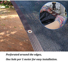Net Mesh Shade Net, Sunblock Nero 60-70% Bordo in Tessuto Plastificato con Occhielli, Ideale per Piante/Canile/Tetto (Size : 10x10m)