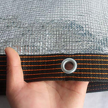 Rete parasole YXX 75% Panno Parasole Riflettente Sunblock, Rete di Raffreddamento per Telo Isolante in Alluminio per Copertura vegetale, Fiori per Serre, Prato da Giardino (Size : 0.5m×2m)