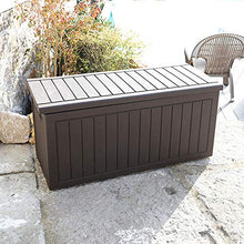 XLLLL Scatola di Immagazzinaggio del Giardino della Bici Starplast Plastica Impermeabile Esterna Piattaforma Banco 75Gal Contenitore Modellato Iniezione con La Maniglia