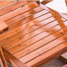 CDFC Sedia reclinabile Piscina Pieghevole Piscina Piscina Piscina Piscina Regolabile Sedia a Dondolo Bamboo Sedia a Dondolo con poggiapiedi e bracciolo