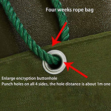 GHHZZQ Telone Copertura Panno Impermeabile Protezione Solare Antietà E Durevole All'aperto Riparo dalla Pioggia Ombra Macchina Camion, Spessore 0,8 mm (Color : Green, Size : 8x10m)