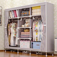 Sgualie Fold Portable Storage Cabinet camera da letto mobili armadio camera da letto,D, Federazione Russa