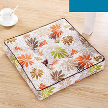 XHNXHN Cuscino del Sedile Tatami Futon, Imbottitura Trapuntata Traspirante Tappetino per Sgabello Quadrato Addensato Cuscini per Sedia da Pranzo Imbottiti Morbidi e Confortevoli-c 45x45cm (18x18In)