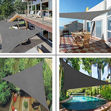Lanbent Vele Parasole Impermeabile Triangolare, 95% Protezione Raggi UV per Posto Auto Coperto e Pergola, per Esterno, Giardino, Terrazza e Campeggio Tenda Parasole