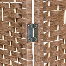 Relaxdays 10020068_126 Divisorio/Paravento, Legno, Naturale, 2x180x179 cm