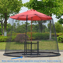 Outdoor Umbrella Umbrella Screen Table Giardino Ombrellone zanzariera baldacchino Tende Tende da Campeggio Patio reticolato Canopy Mesh Adatto for Gazebi Ombrelloni ZDWN