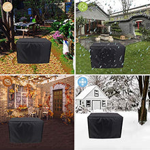 BAILR Copritavolo da Giardino 269×180×89cm, Coperture per Tavoli, Copertura Mobili Giardino,Copertura Tavolo Giarding, Antivento/UV/Impermeabile, Resistente allo Strappo 425D Oxford