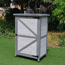 BOPP - Scatola portaoggetti da giardino con coperchio, impermeabile, anti-ruggine, per giardino, esterno, resistente, per conservare vari oggetti e migliorare l'utilizzo dello spazio