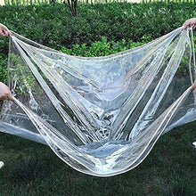 ZHCHL Telone Teloni PVC Trasparente Tarps Impermeabile Heavy Duty 2X2m,Thick Heavy Duty Chiaro Incatramata, Serra Foglio Terrazza sul Tetto Ground Cover