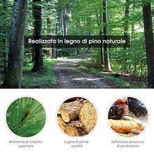 Goplus Portabottiglie Cantinetta Scaffale per Vino Portavino in Legno da 24 Bottiglie 80x41x90,5cm